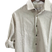 Premium Remi cotton shirt in beige – buy online in Dhaka