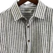Premium Remi cotton shirt in beige – buy online in Dhaka