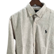 Premium Remi cotton shirt in beige – buy online in Dhaka